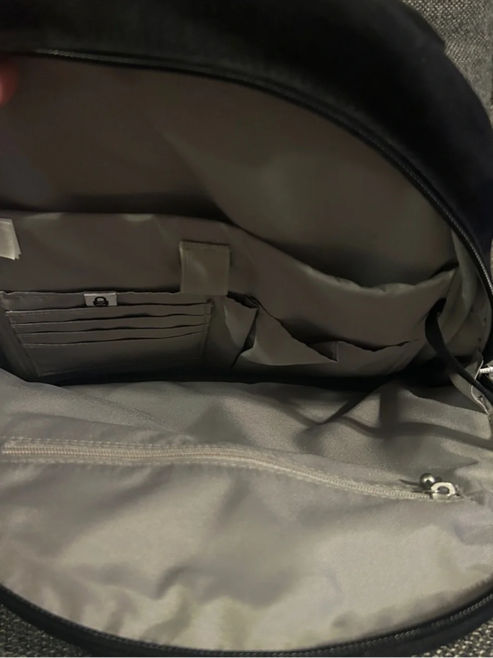 Baggallini Black Leopard Jacquard Crossbody Backpack